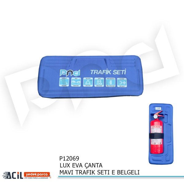 LUX EVA ÇANTA MAVI TRAFIK SETI E BELGELI