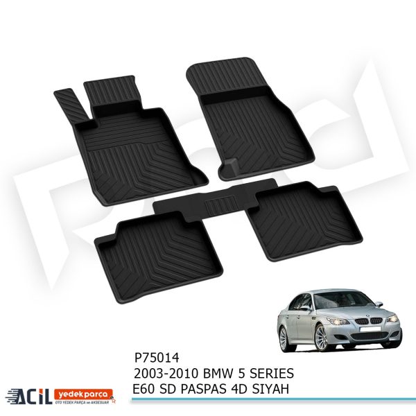 2003-2010 BMW 5 SERIES E60 SD PASPAS 4D SIYAH