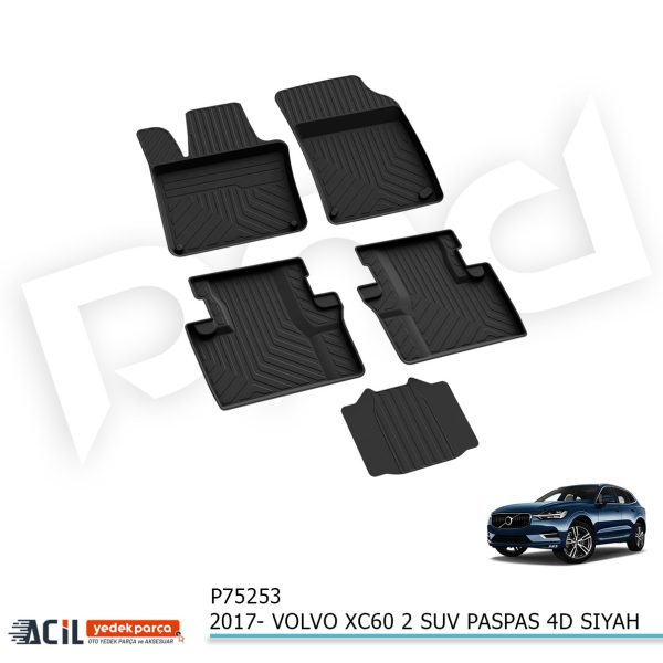 2017- VOLVO XC60 2 SUV PASPAS 4D SIYAH