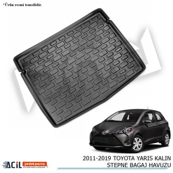 2011-2019 TOYOTA YARIS KALIN STEPNE BAGAJ HAVUZU