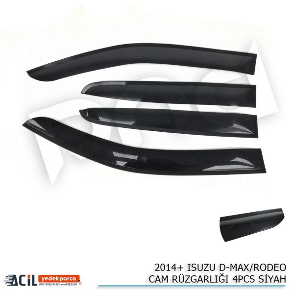 2012-2018 ISUZU D-MAX CAM RUZGARLIGI 4PCS
