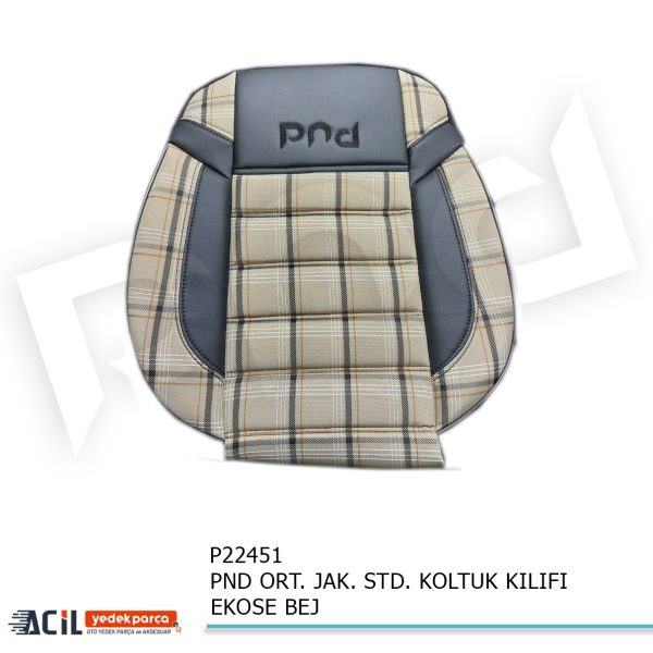 PND ORT. JAK. STD. KOLTUK KILIFI EKOSE BEJ
