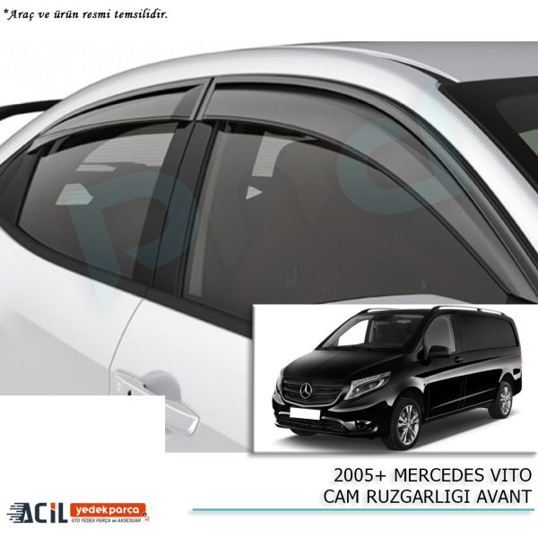 2005+ MERCEDES VITO CAM RUZGARLIGI AVANT